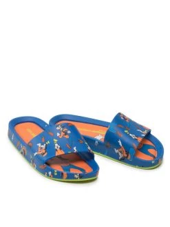 Melissa Mules / sandales de bain Mini Melissa Beach Slide + Mic 33393 Bleu -Mules et sandales Soldes melissa mules sandales de bain mini melissa beach slide mic 33393 bleu 4