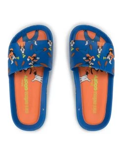 Melissa Mules / sandales de bain Mini Melissa Beach Slide + Mic 33393 Bleu -Mules et sandales Soldes melissa mules sandales de bain mini melissa beach slide mic 33393 bleu 5