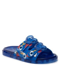 Melissa Mules / sandales de bain Mini Melissa Wide + Capetos In 33651 Bleu