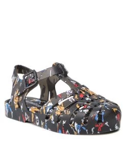 Melissa Sandales Mini Melissa Possession Print 33444 Noir