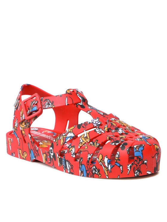 Melissa Sandales Mini Melissa Possession Print 33444 Rouge 3 Melissa Sandales Mini Melissa Possession Print 33444 Rouge