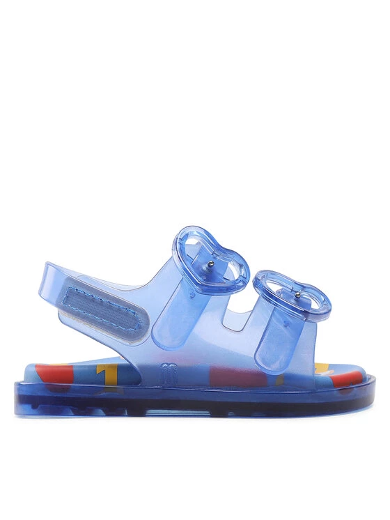 Melissa Sandales Mini Melissa Wide Sandal + Cap 33652 Bleu 4 Melissa Sandales Mini Melissa Wide Sandal + Cap 33652 Bleu – Image 2