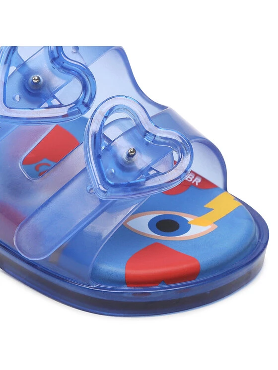 Melissa Sandales Mini Melissa Wide Sandal + Cap 33652 Bleu 8 Melissa Sandales Mini Melissa Wide Sandal + Cap 33652 Bleu – Image 6