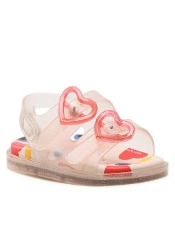 Melissa Sandales Mini Melissa Wide Sandal + Cap 33652 Rose