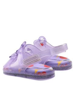 Melissa Sandales Mini Melissa Wide Sandal + Cap 33652 Violet -Mules et sandales Soldes melissa sandales mini melissa wide sandal cap 33652 violet 2