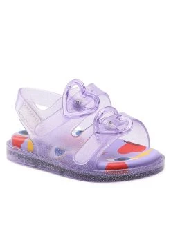 Melissa Sandales Mini Melissa Wide Sandal + Cap 33652 Violet