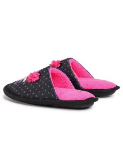 Nelli Blu Chaussons 19SWG8419 Noir -Mules et sandales Soldes nelli blu chaussons 19swg8419 noir 2
