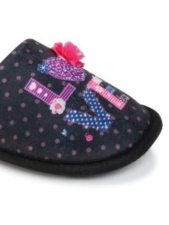 Nelli Blu Chaussons 19SWG8419 Noir -Mules et sandales Soldes nelli blu chaussons 19swg8419 noir 5