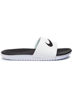 Nike Mules / sandales de bain Kawa Slide (GS/PS) 819352 100 Blanc -Mules et sandales Soldes nike mules sandales de bain kawa slide gs ps 819352 100 blanc 1
