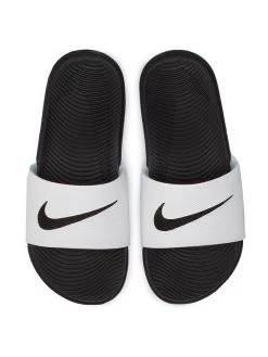 Nike Mules / sandales de bain Kawa Slide (GS/PS) 819352 100 Blanc -Mules et sandales Soldes nike mules sandales de bain kawa slide gs ps 819352 100 blanc 4