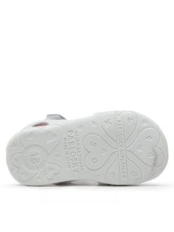 Pablosky Sandales 007300 Blanc -Mules et sandales Soldes pablosky sandales 007300 blanc 3