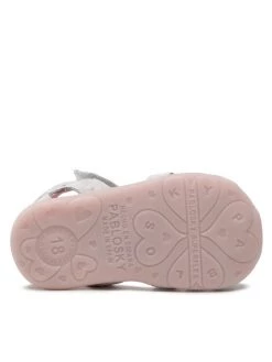 Pablosky Sandales 007997 Blanc -Mules et sandales Soldes pablosky sandales 007997 blanc 3