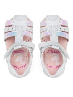 Pablosky Sandales StepEasy by Pablosky 007900 Blanc -Mules et sandales Soldes pablosky sandales stepeasy by pablosky 007900 blanc 5