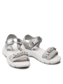 Primigi Sandales 1886122 D Gris -Mules et sandales Soldes primigi sandales 1886122 d gris 4