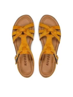 Ricosta Sandales Brite 50 7000202/760 D Jaune -Mules et sandales Soldes ricosta sandales brite 50 7000202 760 d jaune 5