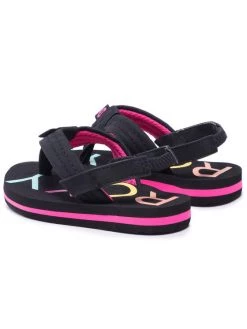 Roxy Sandales AROL100013 Noir -Mules et sandales Soldes roxy sandales arol100013 noir 2