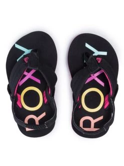 Roxy Sandales AROL100013 Noir -Mules et sandales Soldes roxy sandales arol100013 noir 5