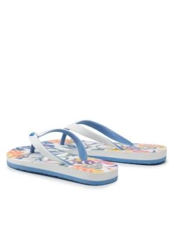 Roxy Tongs ARGL100279 Blanc -Mules et sandales Soldes roxy tongs argl100279 blanc 1 2