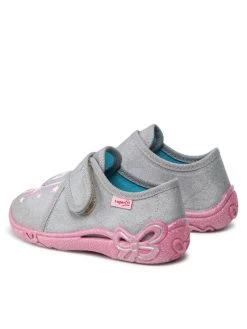 Superfit Chaussons 1-000259-2020 Gris -Mules et sandales Soldes superfit chaussons 1 000259 2020 gris 2