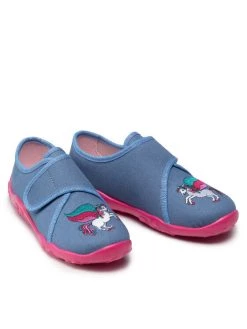 Superfit Chaussons 1-00258-8030 S Bleu -Mules et sandales Soldes superfit chaussons 1 00258 8030 s bleu 4