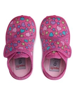 Superfit Chaussons 1-009246-5520 Rose -Mules et sandales Soldes superfit chaussons 1 009246 5520 rose 4