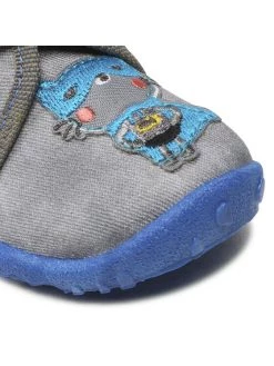 Superfit Chaussons 1-009253-2000 Gris -Mules et sandales Soldes superfit chaussons 1 009253 2000 gris 5