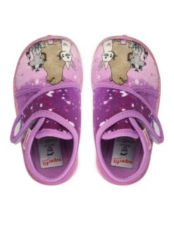 Superfit Chaussons 1-009253-8500 Violet -Mules et sandales Soldes superfit chaussons 1 009253 8500 violet 4