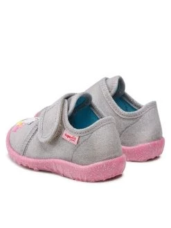 Superfit Chaussons 1-009254-2030 Gris -Mules et sandales Soldes superfit chaussons 1 009254 2030 gris 2