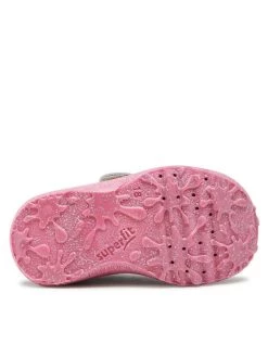 Superfit Chaussons 1-009254-2030 Gris -Mules et sandales Soldes superfit chaussons 1 009254 2030 gris 3