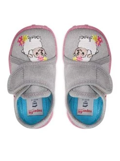 Superfit Chaussons 1-009254-2030 Gris -Mules et sandales Soldes superfit chaussons 1 009254 2030 gris 5