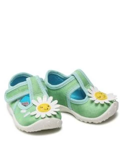 Superfit Chaussons 1-009256-7010 Vert -Mules et sandales Soldes superfit chaussons 1 009256 7010 vert 4