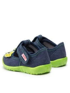 Superfit Chaussons 1-009256-8030 Bleu marine -Mules et sandales Soldes superfit chaussons 1 009256 8030 bleu marine 2