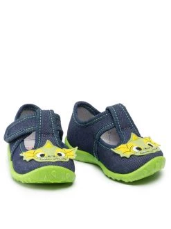 Superfit Chaussons 1-009256-8030 Bleu marine -Mules et sandales Soldes superfit chaussons 1 009256 8030 bleu marine 4