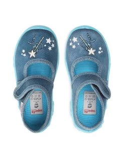 Superfit Chaussons 1-800282-8040 M Bleu marine -Mules et sandales Soldes superfit chaussons 1 800282 8040 m bleu marine 4