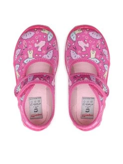 Superfit Chaussons 1-800283-5530 M Rose -Mules et sandales Soldes superfit chaussons 1 800283 5530 m rose 4