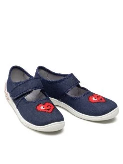 Superfit Chaussons 1-800288-8030 S Bleu marine -Mules et sandales Soldes superfit chaussons 1 800288 8030 s bleu marine 4