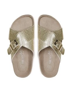 Superfit Mules / sandales de bain 1-00013-9000 M Or -Mules et sandales Soldes superfit mules sandales de bain 1 00013 9000 m or 4