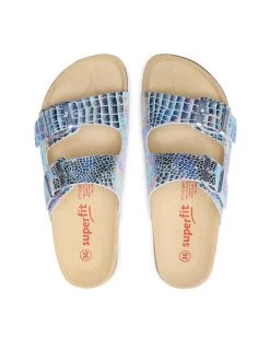Superfit Mules / sandales de bain 1-800111-8010 D Bleu -Mules et sandales Soldes superfit mules sandales de bain 1 800111 8010 d bleu 4