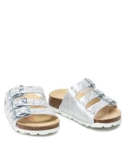 Superfit Mules / sandales de bain 1-800113-9010 M Argent -Mules et sandales Soldes superfit mules sandales de bain 1 800113 9010 m argent 4