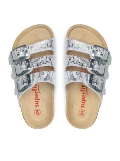 Superfit Mules / sandales de bain 1-800113-9010 M Argent -Mules et sandales Soldes superfit mules sandales de bain 1 800113 9010 m argent 5