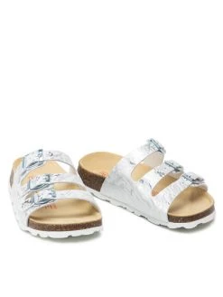 Superfit Mules / sandales de bain 1-800113-9010 S Argent -Mules et sandales Soldes superfit mules sandales de bain 1 800113 9010 s argent 4