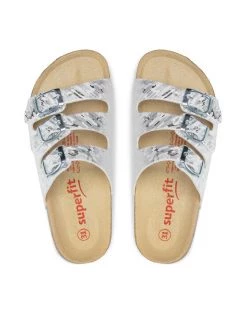 Superfit Mules / sandales de bain 1-800113-9010 S Argent -Mules et sandales Soldes superfit mules sandales de bain 1 800113 9010 s argent 5