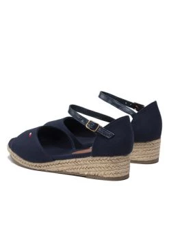 Tommy Hilfiger Espadrilles Rope Wedge Sandal T3A7-32185-0048 M Bleu marine 10 Tommy Hilfiger Espadrilles Rope Wedge Sandal T3A7-32185-0048 M Bleu marine -Mules et sandales Soldes tommy hilfiger espadrilles rope wedge sandal t3a7 32185 0048 m bleu marine 2