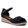 Tommy Hilfiger Espadrilles Rope Wedge Sandal T3A7-32185-0048 S Bleu marine 1 Tommy Hilfiger Espadrilles Rope Wedge Sandal T3A7-32185-0048 S Bleu marine -Mules et sandales Soldes tommy hilfiger espadrilles rope wedge sandal t3a7 32185 0048 s bleu marine