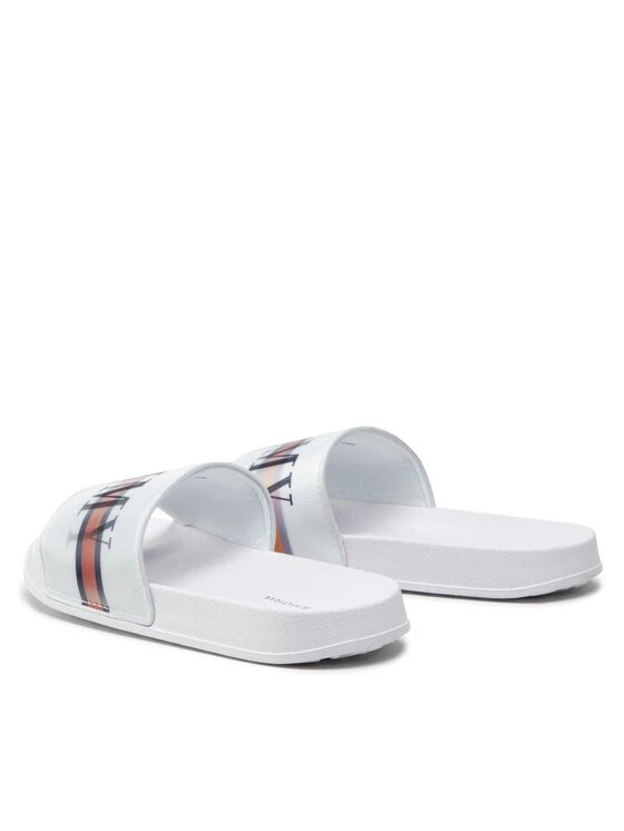 Tommy Hilfiger Mules / sandales de bain Holographic Pool Slide T3B0-32276-1172 S Blanc 5 Tommy Hilfiger Mules / sandales de bain Holographic Pool Slide T3B0-32276-1172 S Blanc – Image 3