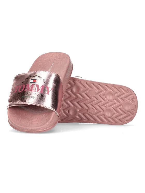 Tommy Hilfiger Mules / sandales de bain T3A0-32443-1367341 Rose 6 Tommy Hilfiger Mules / sandales de bain T3A0-32443-1367341 Rose – Image 4