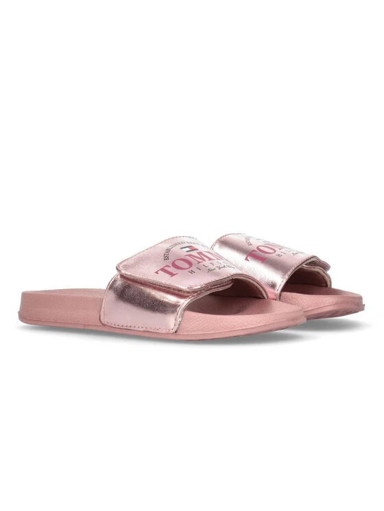 Tommy Hilfiger Mules / sandales de bain T3A0-32443-1367341 Rose 5 Tommy Hilfiger Mules / sandales de bain T3A0-32443-1367341 Rose – Image 3
