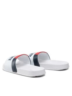 Tommy Hilfiger Mules / sandales de bain Varsity Print Pool Silde T3B0-32274-1172 S Blanc -Mules et sandales Soldes tommy hilfiger mules sandales de bain varsity print pool silde t3b0 32274 1172 s blanc 2