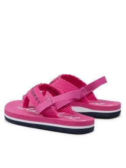 Tommy Hilfiger Sandales Logo Print Flip Flop T1A8-32199-0058 Rose -Mules et sandales Soldes tommy hilfiger sandales logo print flip flop t1a8 32199 0058 rose 1 2