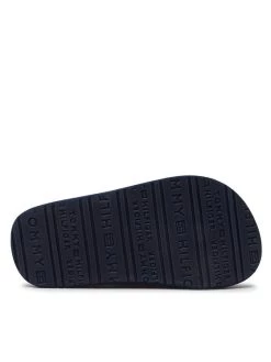 Tommy Hilfiger Sandales Logo Print Flip Flop T1A8-32199-0058 Rose -Mules et sandales Soldes tommy hilfiger sandales logo print flip flop t1a8 32199 0058 rose 1 3